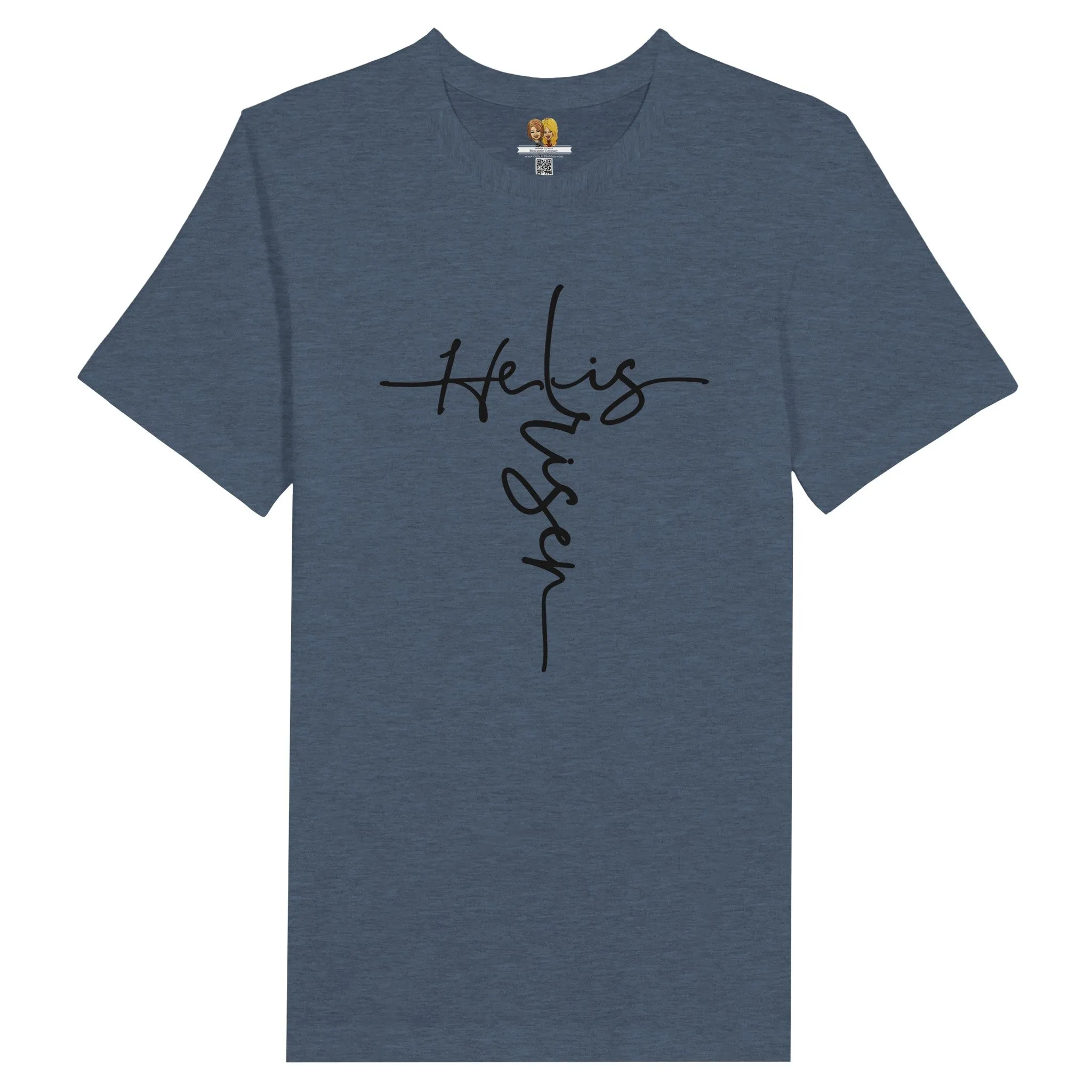 "He Is Risen" Premium Unisex Crewneck T-shirt