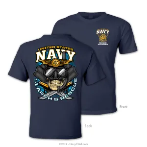 "Search & Rescue" Tee - Navy