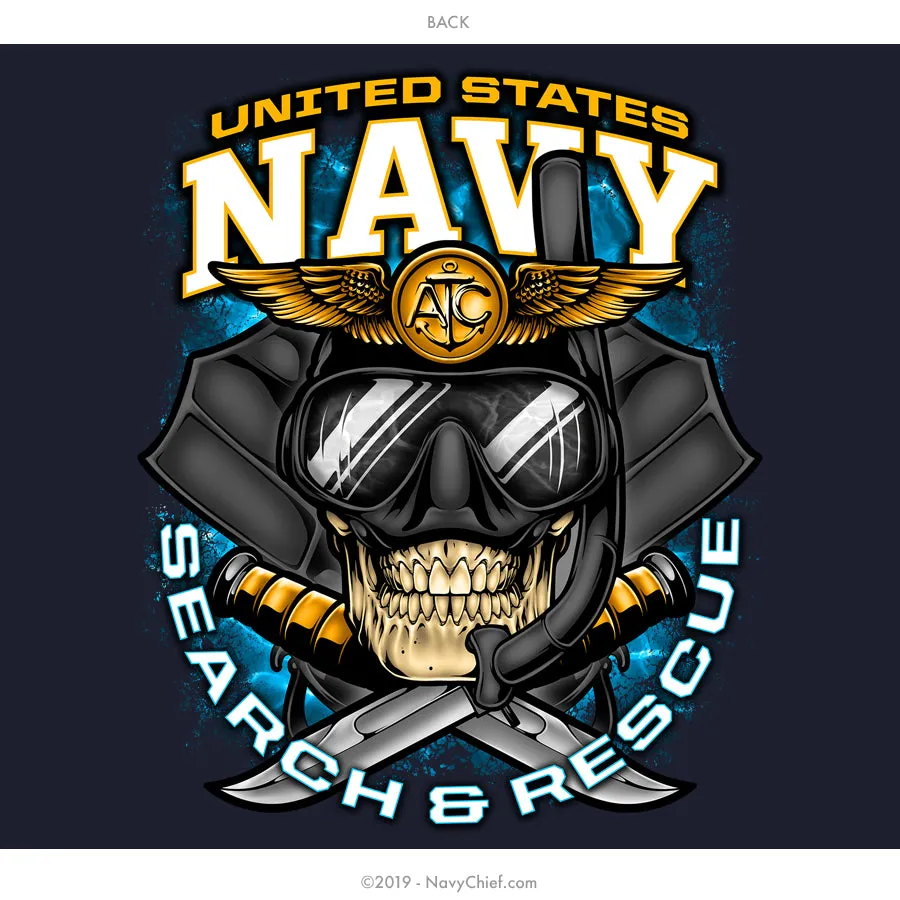 "Search & Rescue" Tee - Navy