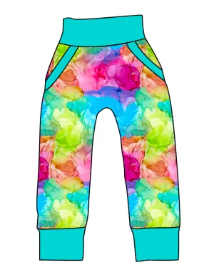 Rainbow Splash Beanpole Pants And Shorts