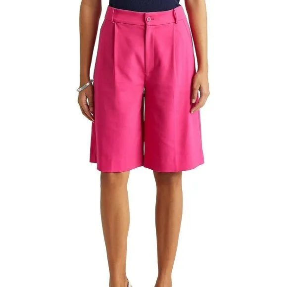 Ralph Lauren Crepe High Rise Shorts Size 4