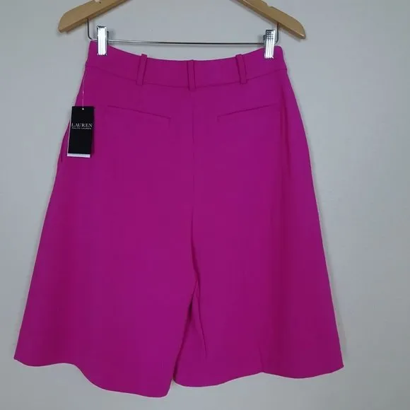 Ralph Lauren Crepe High Rise Shorts Size 4