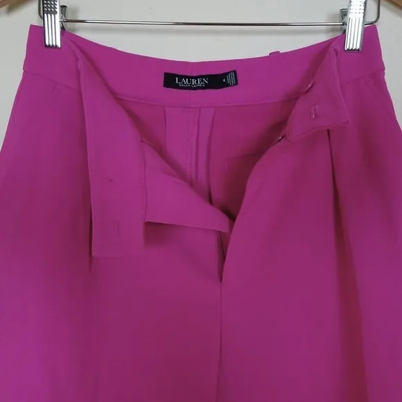 Ralph Lauren Crepe High Rise Shorts Size 4