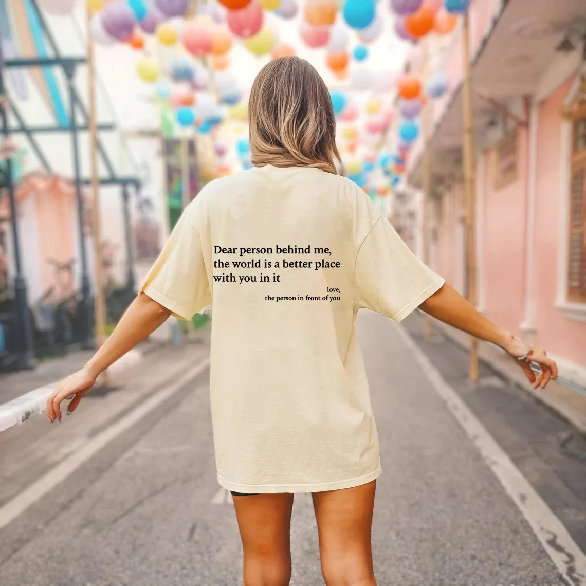 Raquel® | Dear Person Behind Me' Unisex T-Shirt