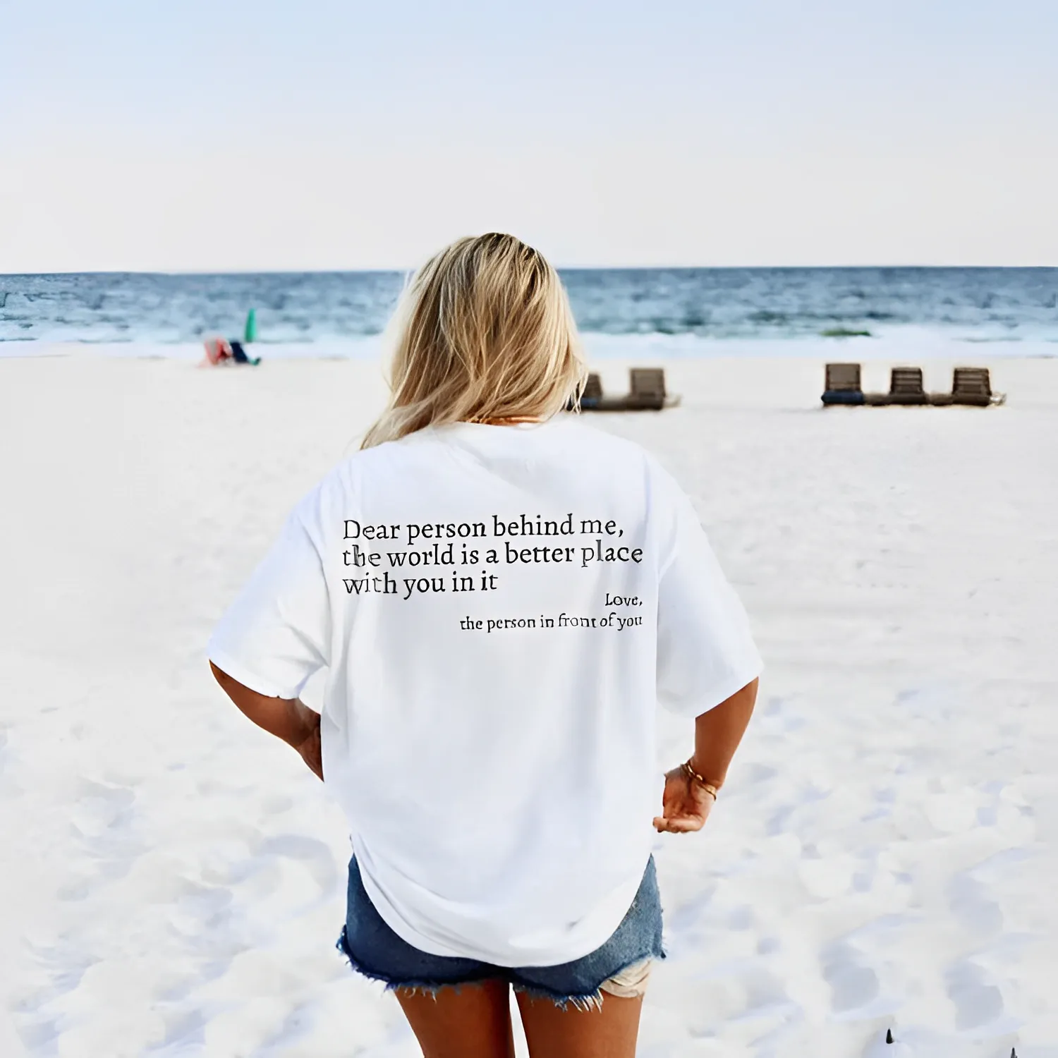 Raquel® | Dear Person Behind Me' Unisex T-Shirt