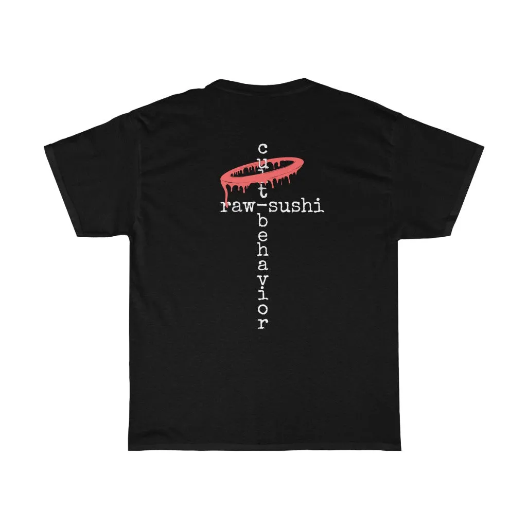 Raw Sushi X Cult Behavior "YING YANG"  Heavy Cotton Tee