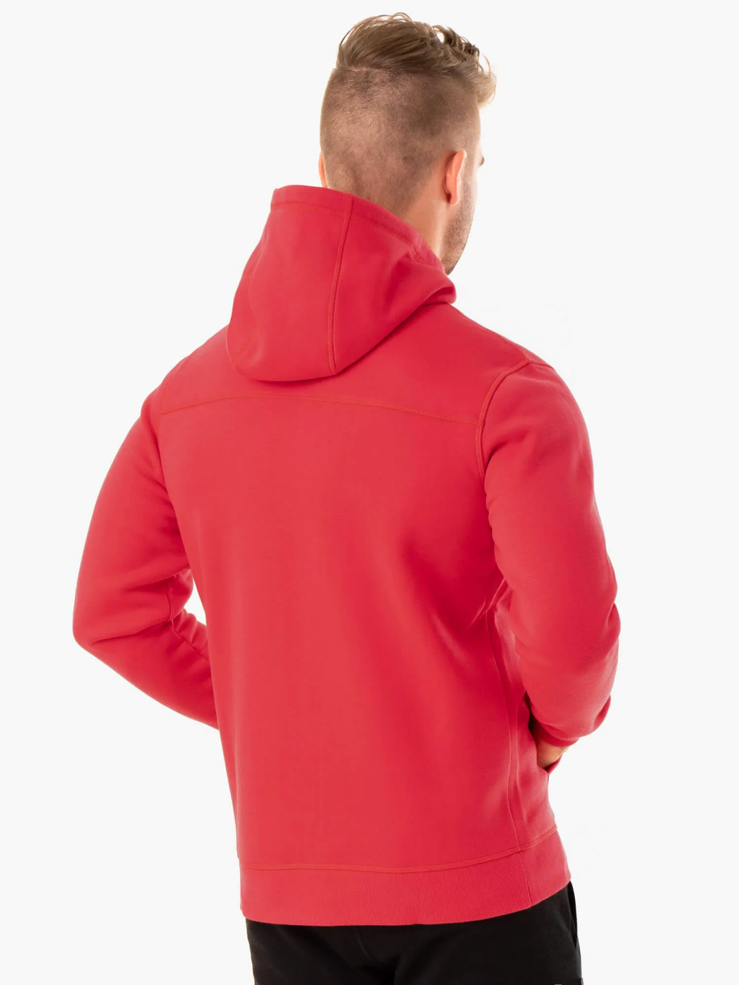 Recharge Zip Up Hoodie - Red