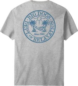 Relaxation Badge Denim T-shirt