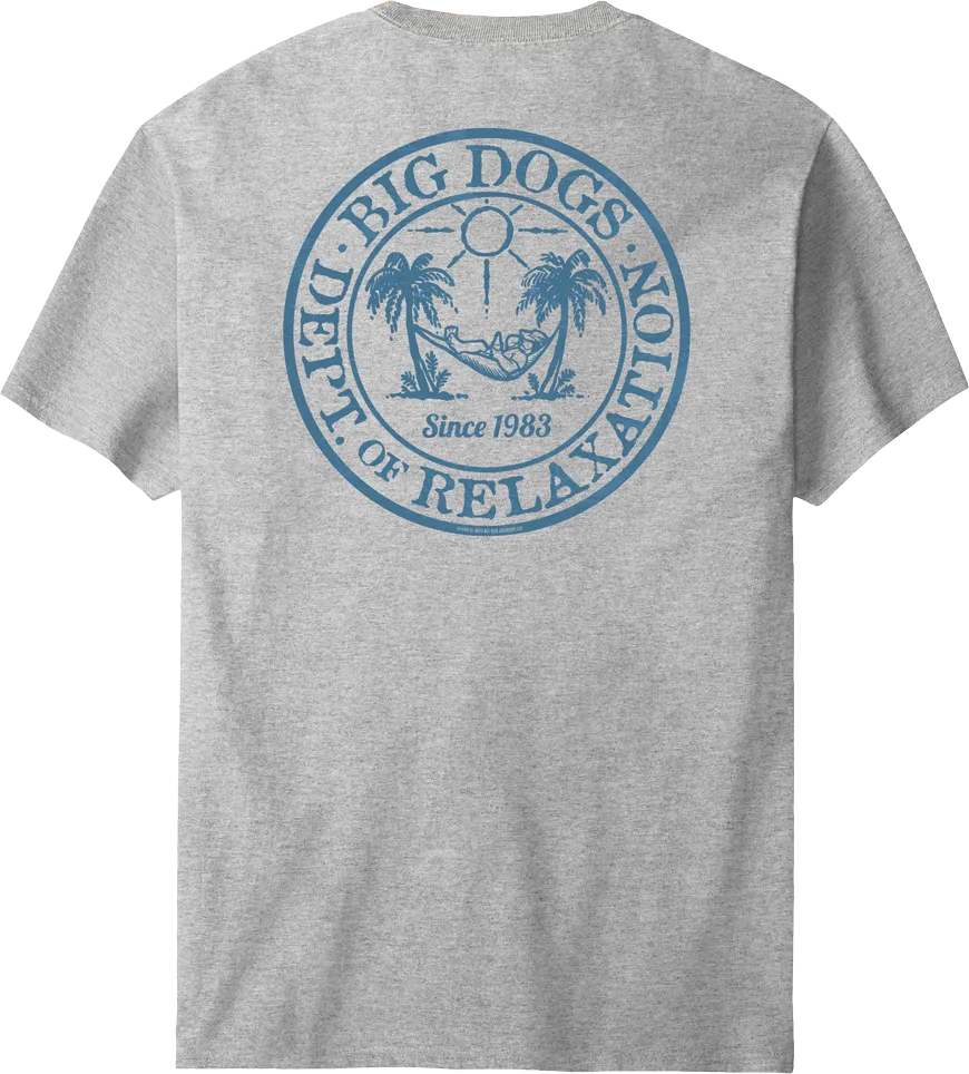 Relaxation Badge Denim T-shirt