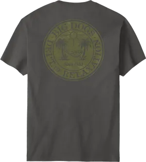 Relaxation Badge Olive T-shirt