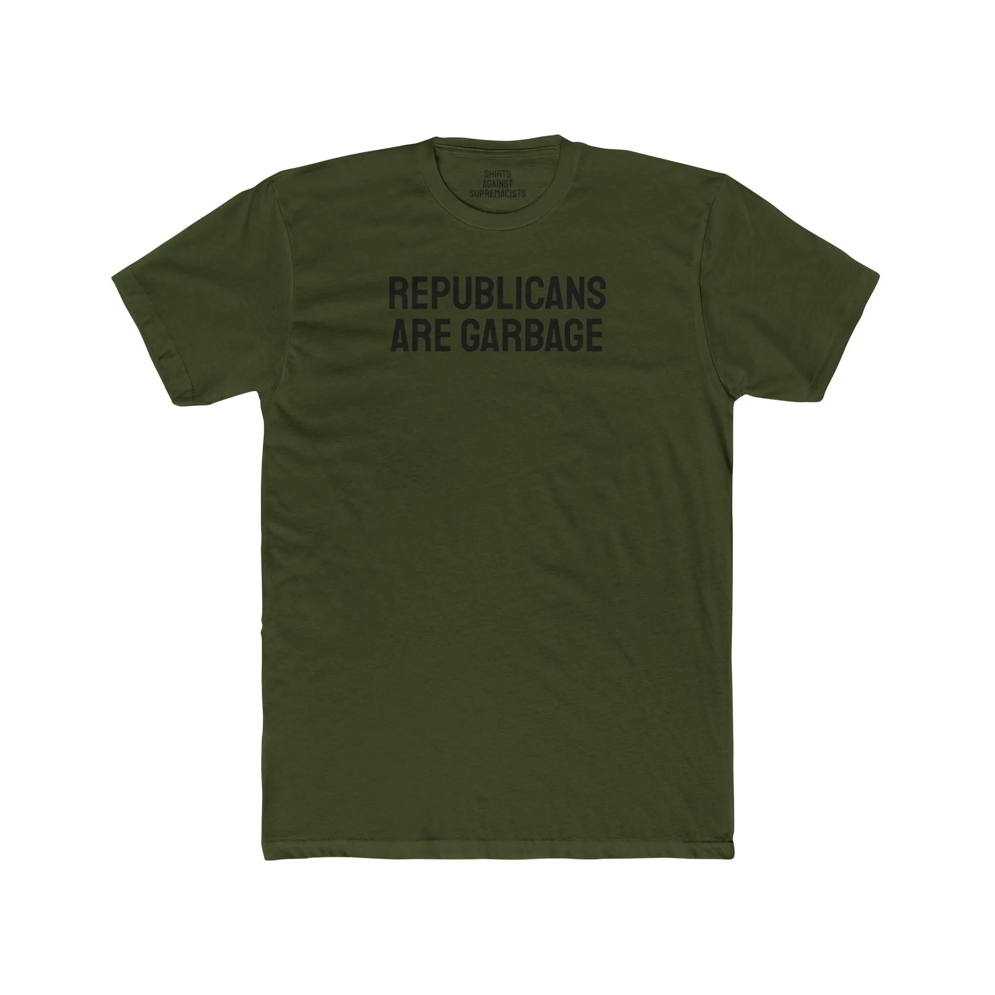 Republicans Are Garbage - Unisex Cotton Crew Tee