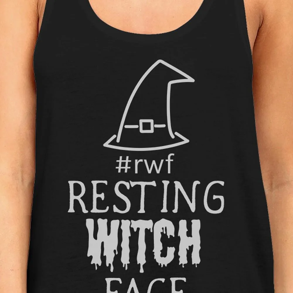 Resting Witch Face Women's Tank Top- Black
