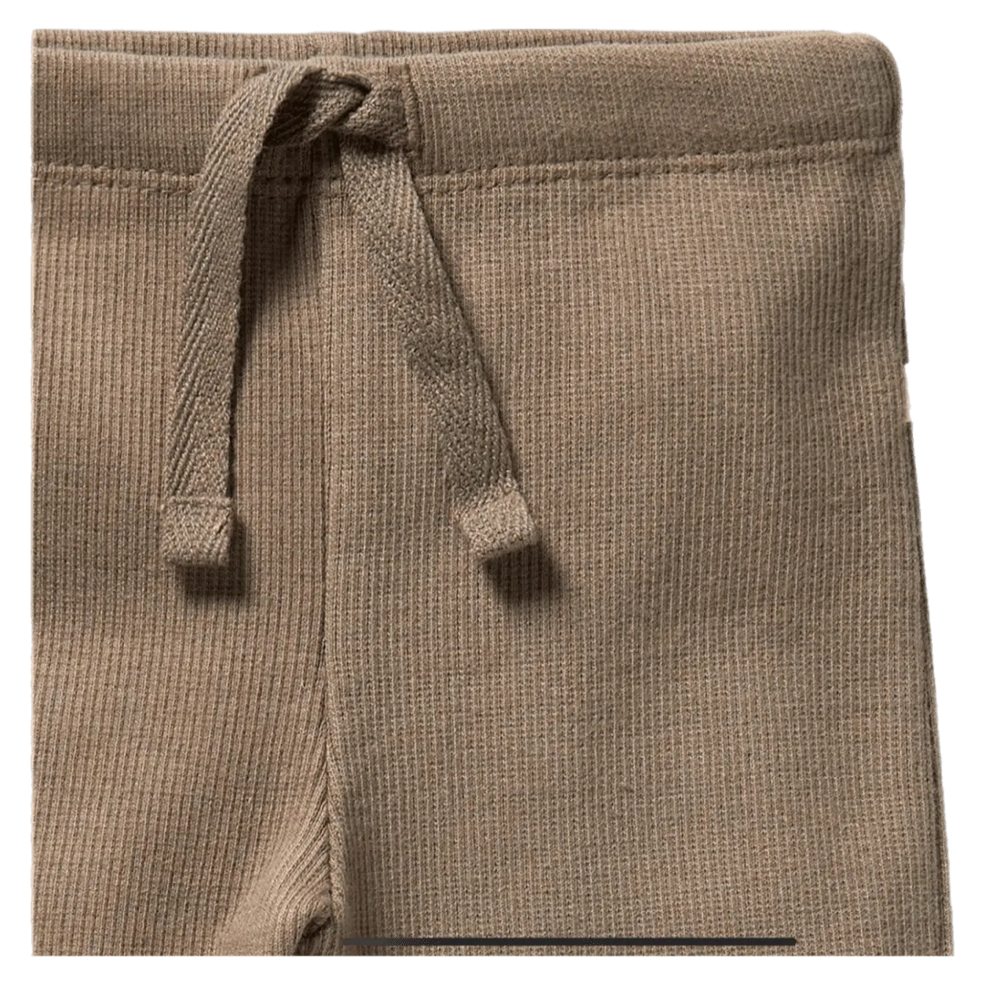Rib Legging - Walnut