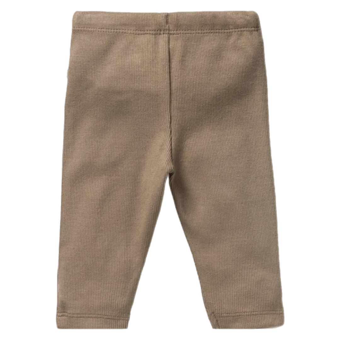 Rib Legging - Walnut