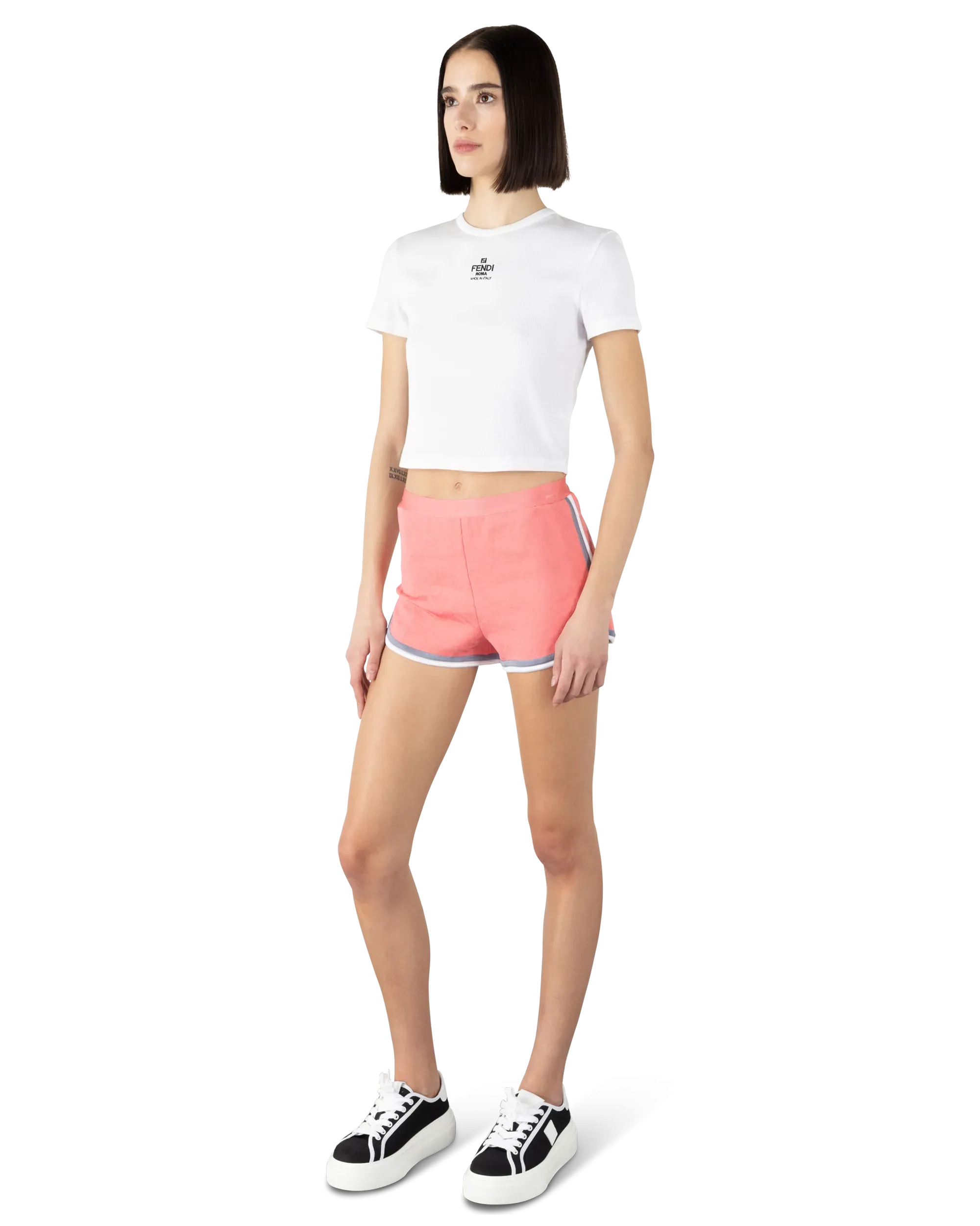 Ribbed Logo T-Shirt
