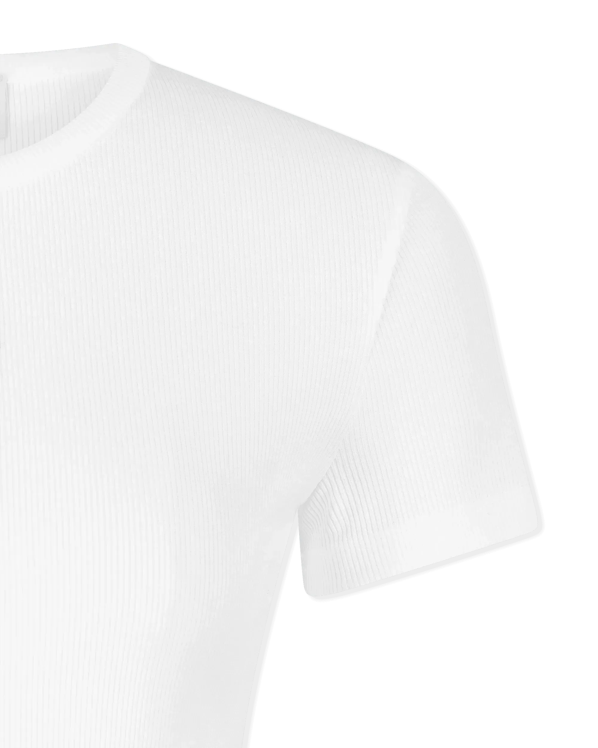 Ribbed Logo T-Shirt