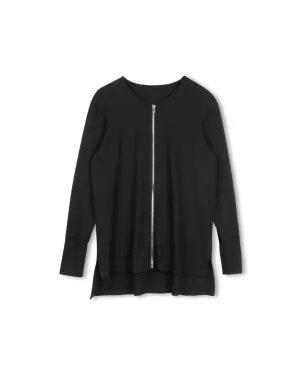 Ribbed Zip Up