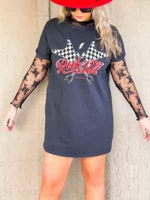 Rock & Roll Graphic TShirt Dress