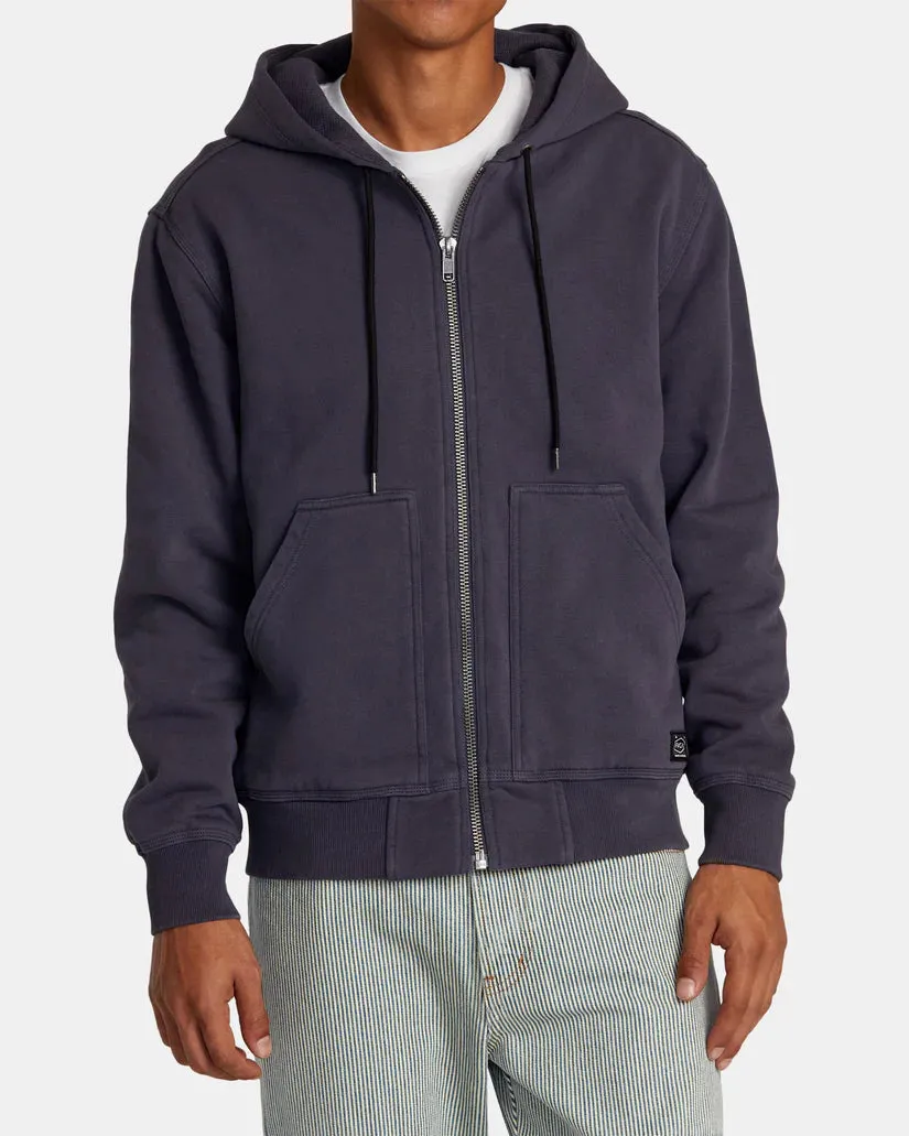RVCA Chainmail Zip-Up Sweatshirt