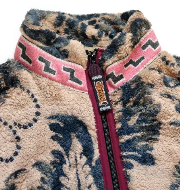 [S] DS! Kapital Damask Virgin Mary Fleece Zip Up Jacket