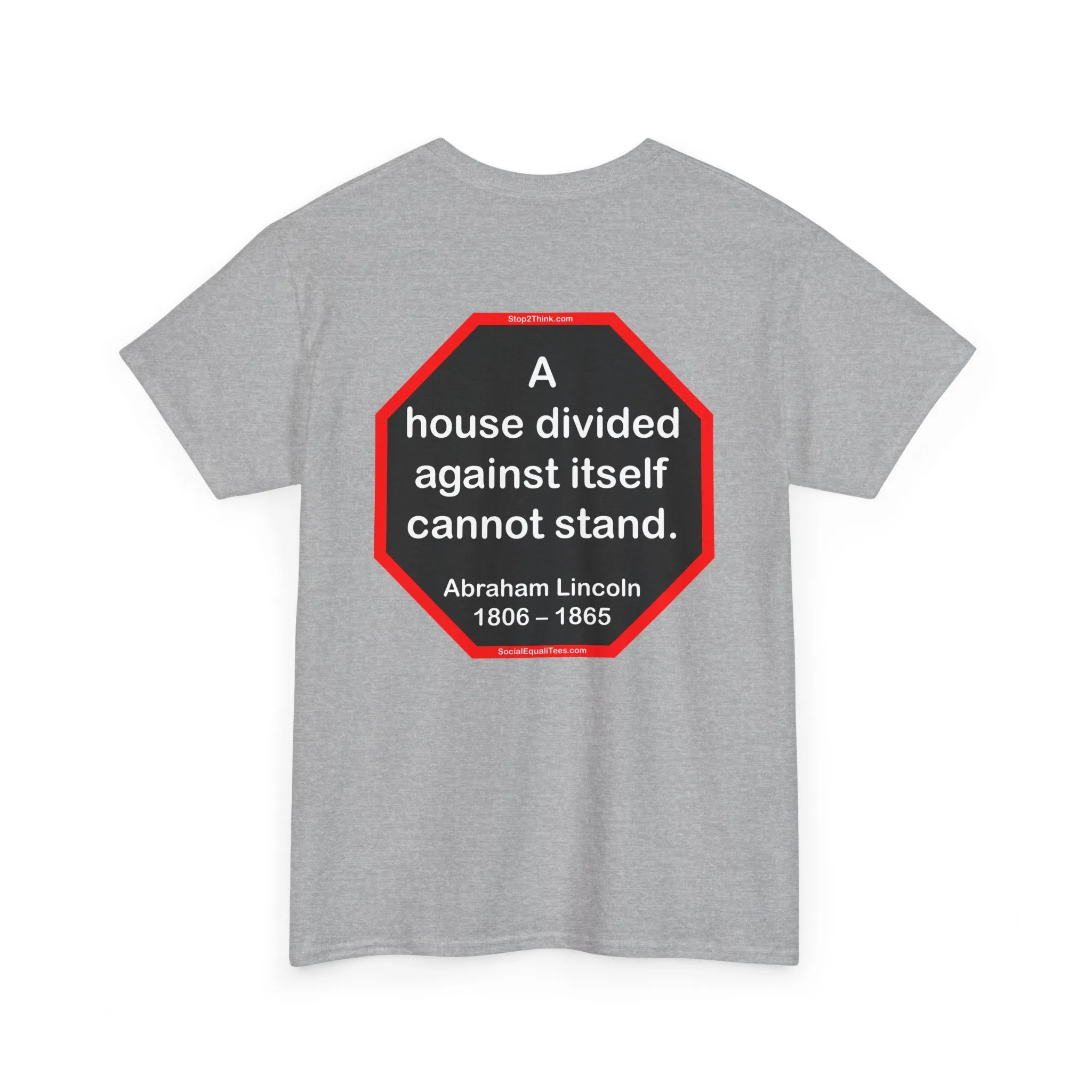 S2T- A house divided against itself cannot stand.  -  Abraham Lincoln  1806 – 1865 - blks2t