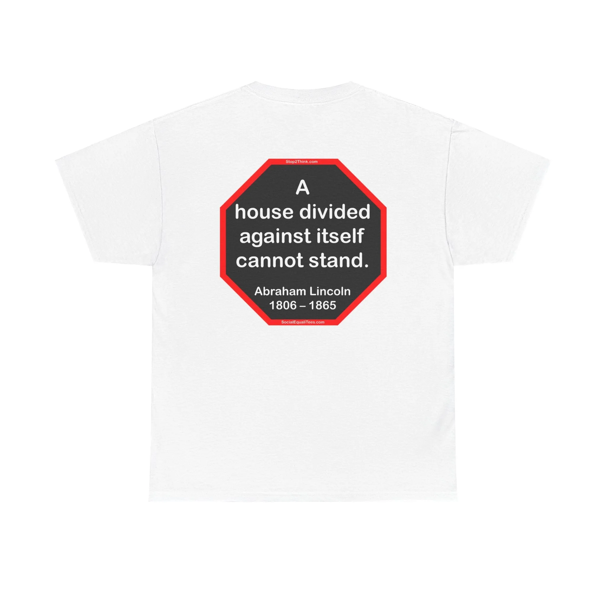 S2T- A house divided against itself cannot stand.  -  Abraham Lincoln  1806 – 1865 - blks2t