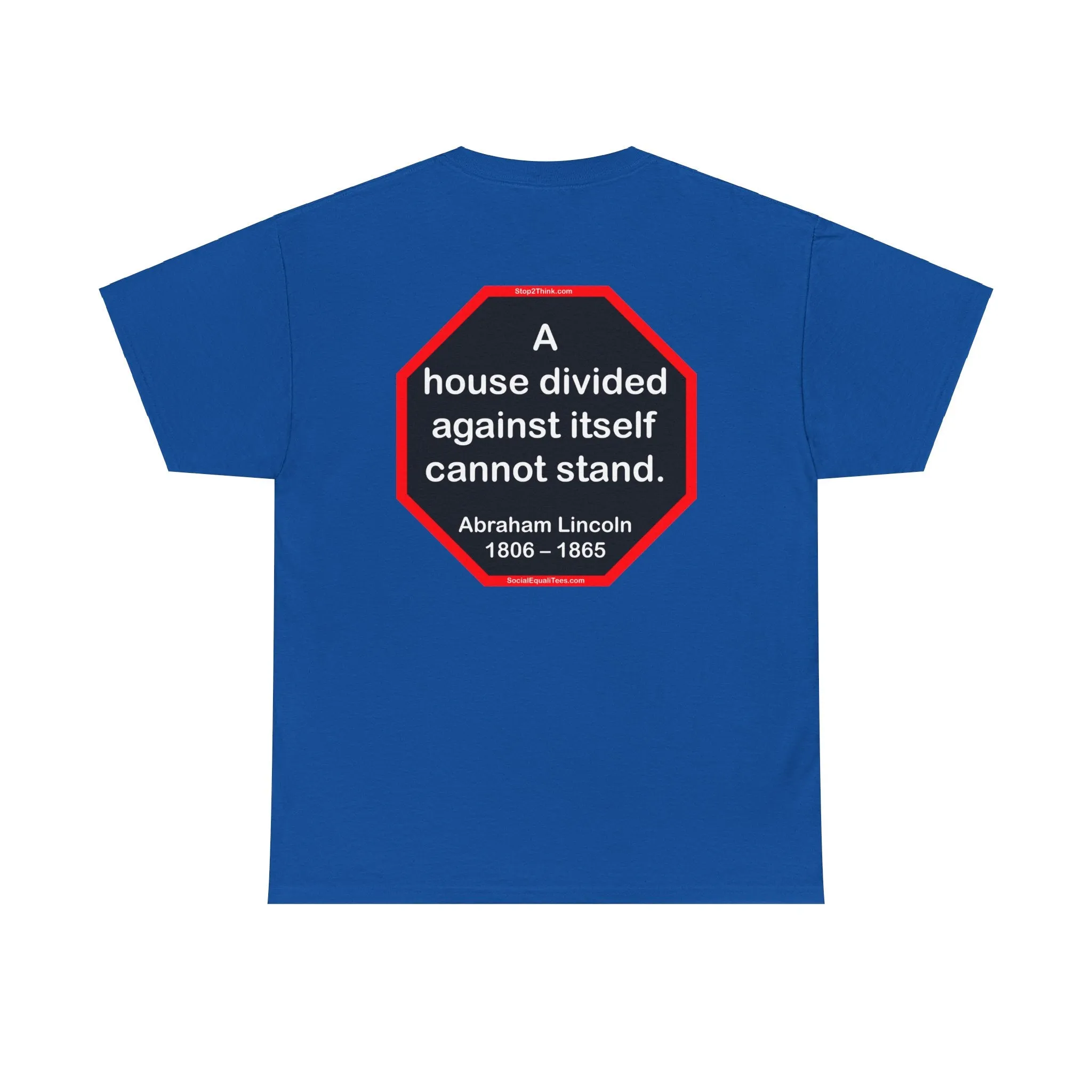 S2T- A house divided against itself cannot stand.  -  Abraham Lincoln  1806 – 1865 - blks2t