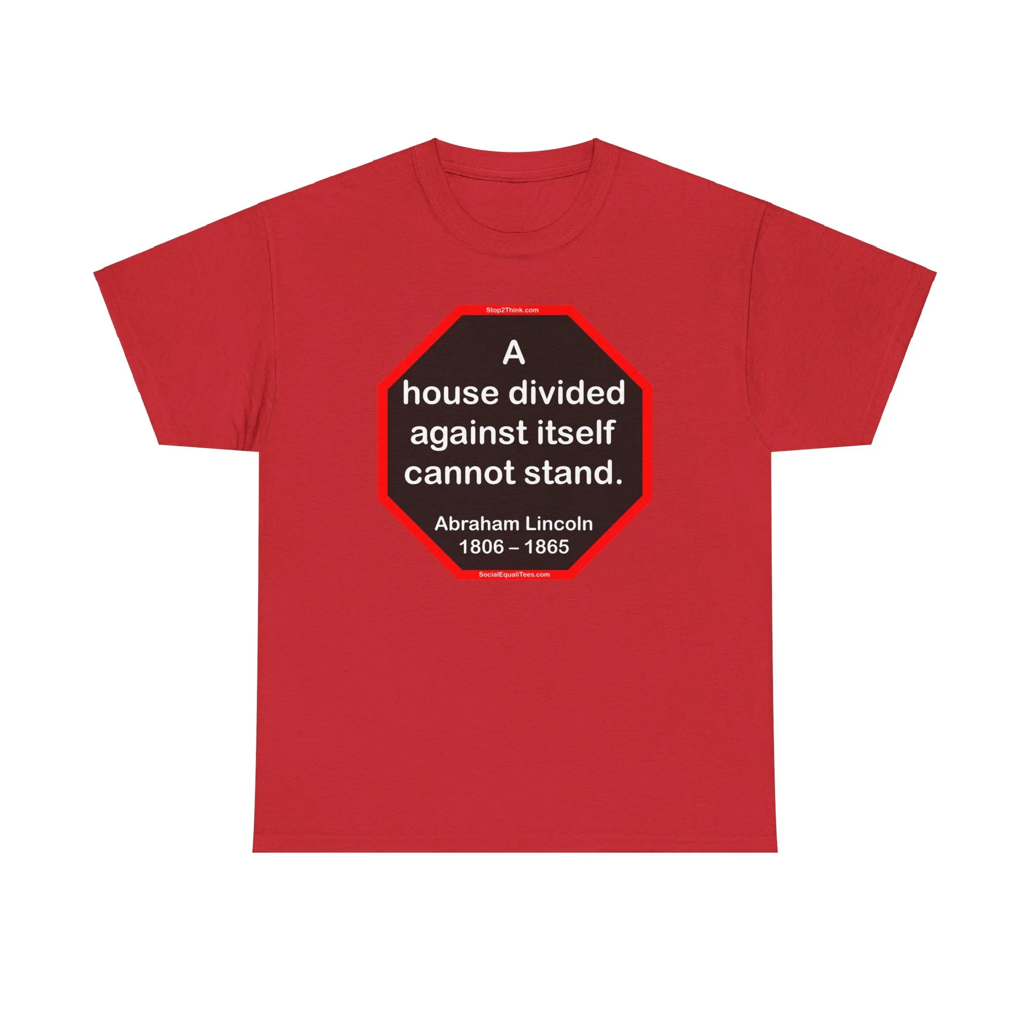 S2T- A house divided against itself cannot stand.  -  Abraham Lincoln  1806 – 1865 - blks2t