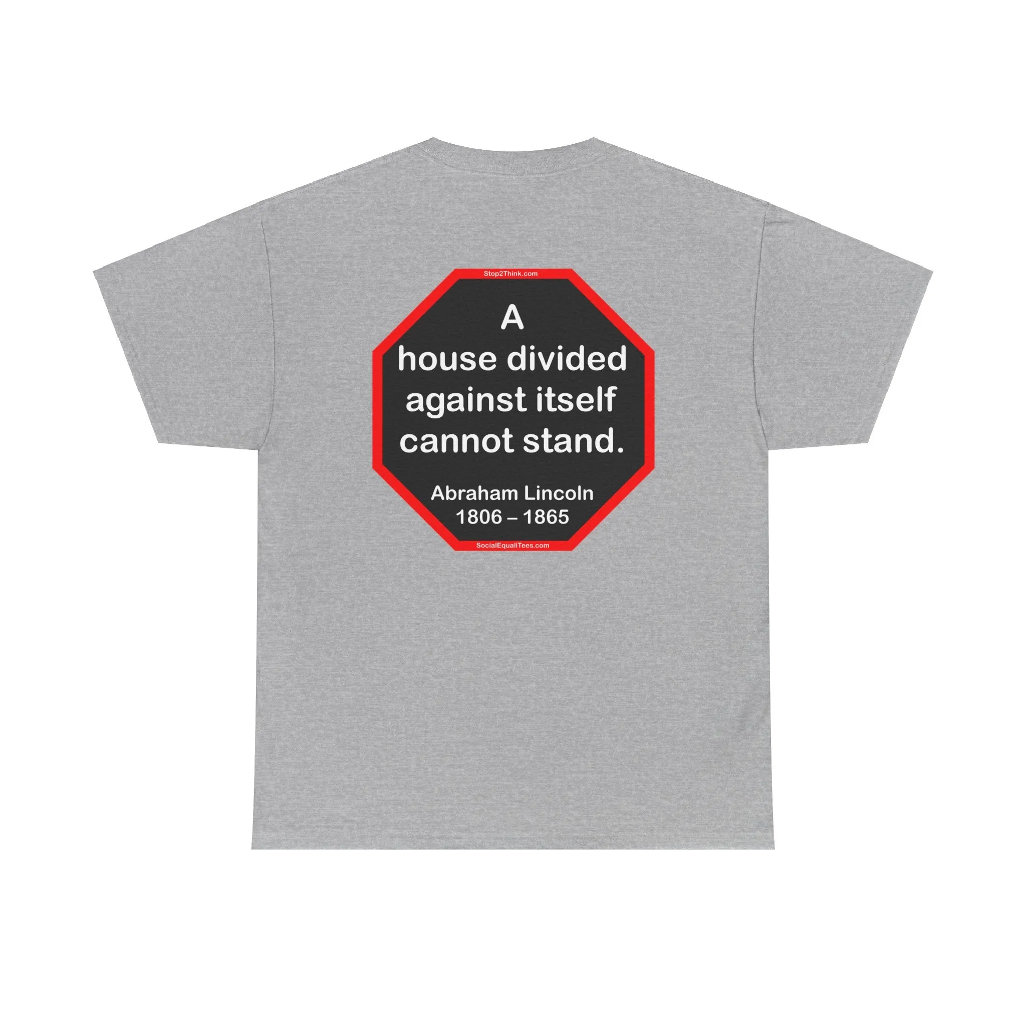 S2T- A house divided against itself cannot stand.  -  Abraham Lincoln  1806 – 1865 - blks2t