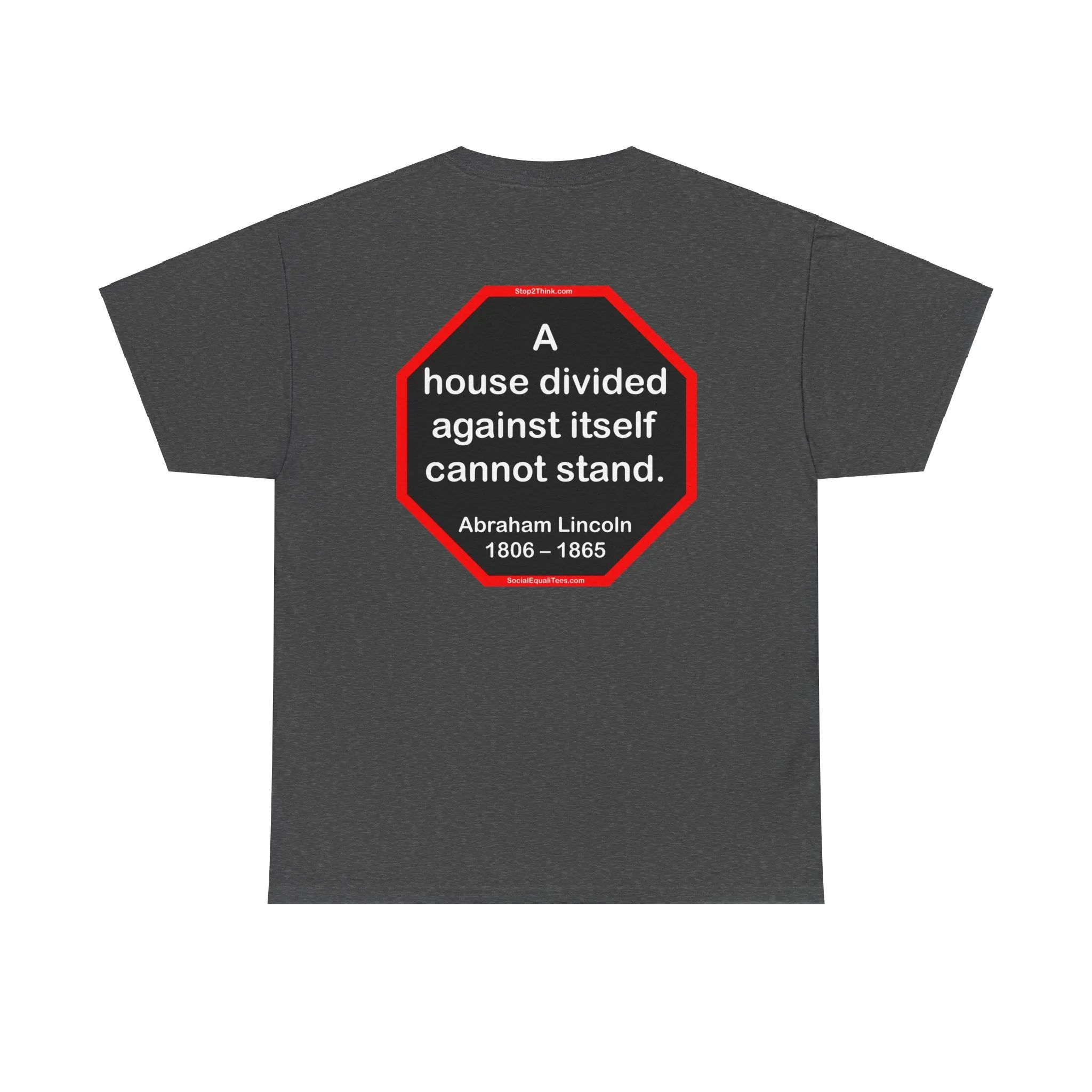 S2T- A house divided against itself cannot stand.  -  Abraham Lincoln  1806 – 1865 - blks2t