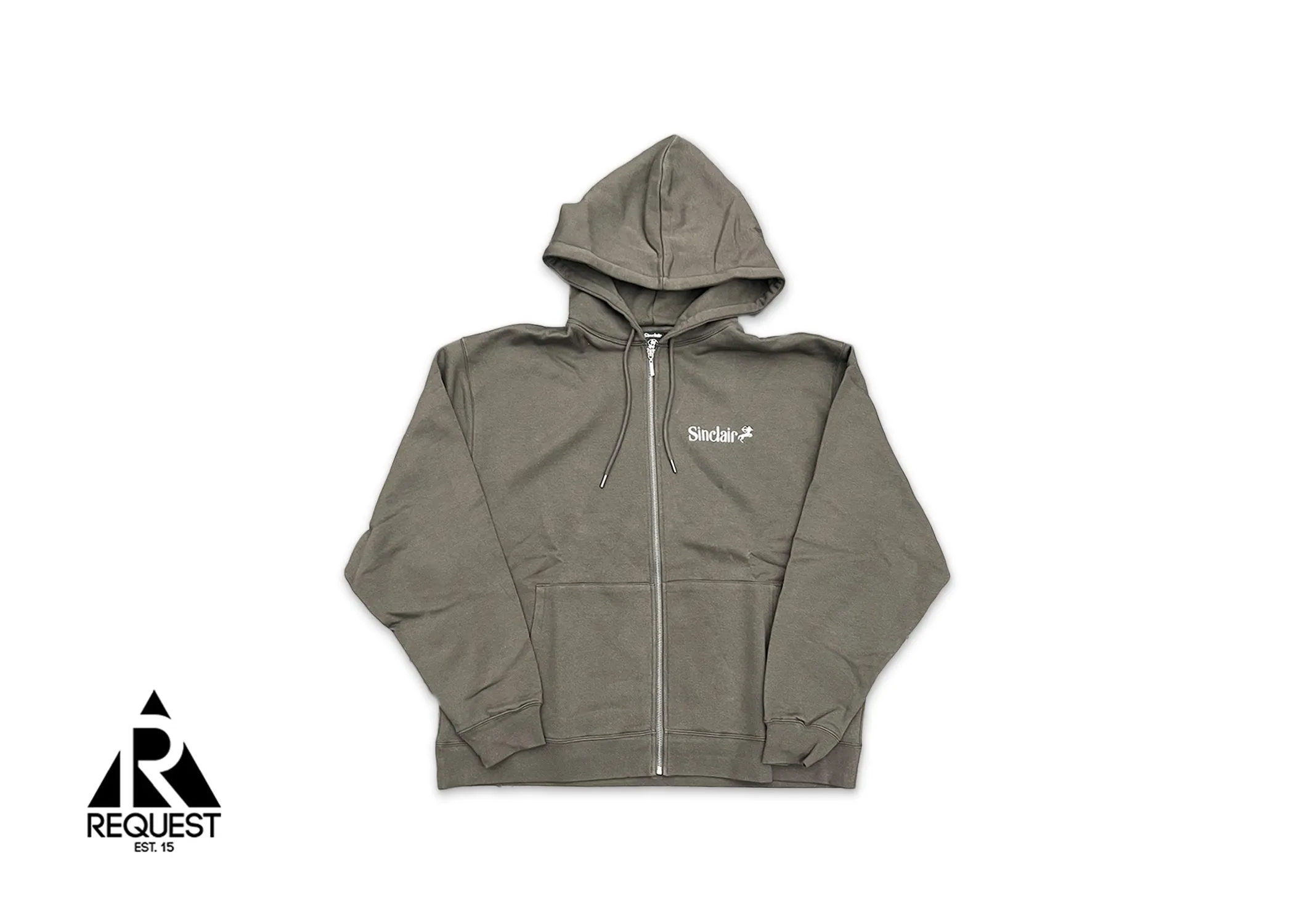 Sagittarius Zip Up Hoodie "Gray"