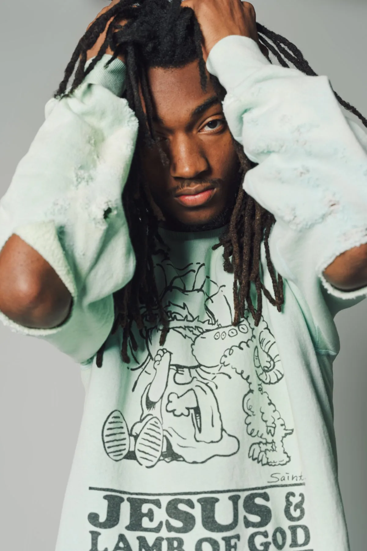 SAINT MICHAEL | JESUS CREWNECK