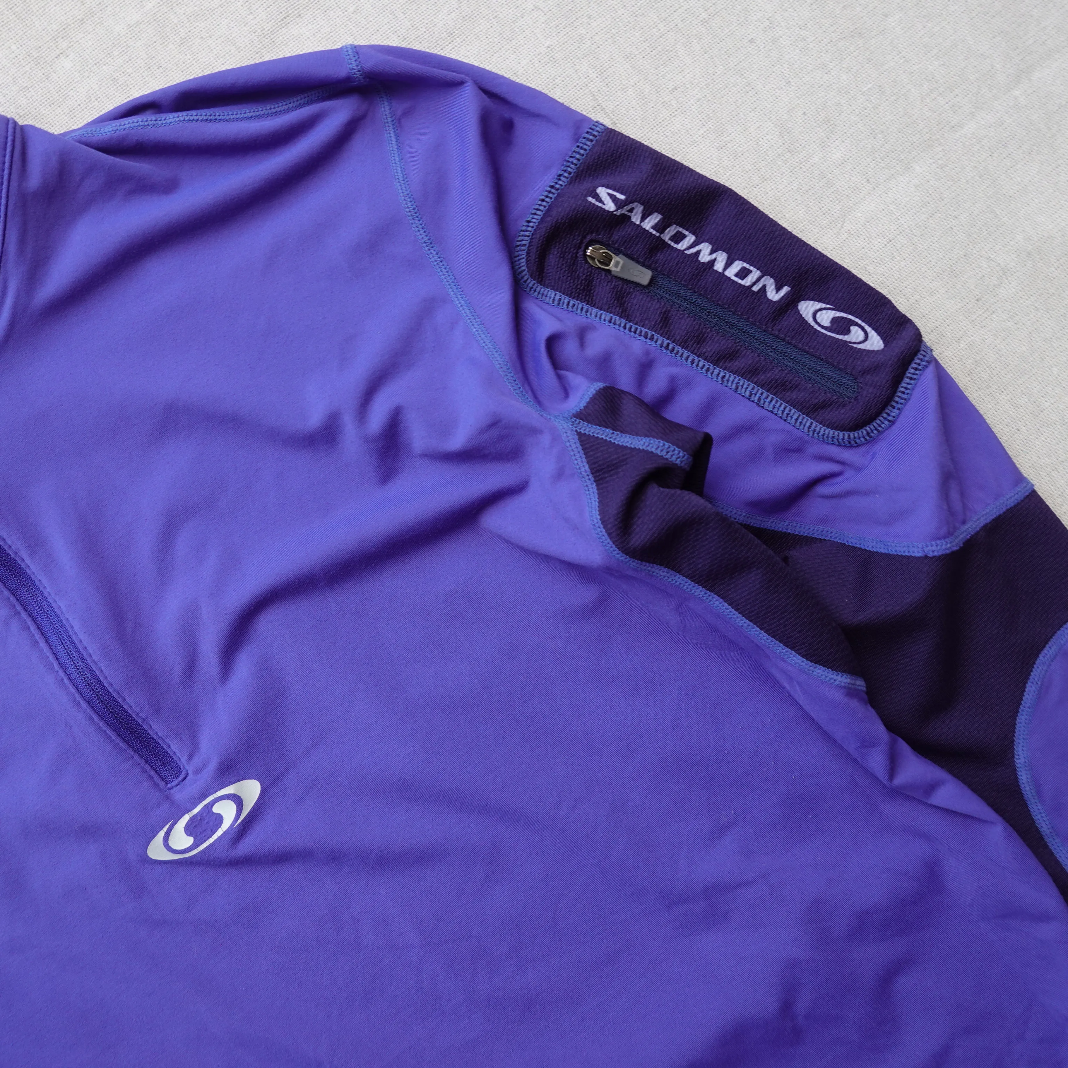 Salomon Dryfit Purple L/S - Size M