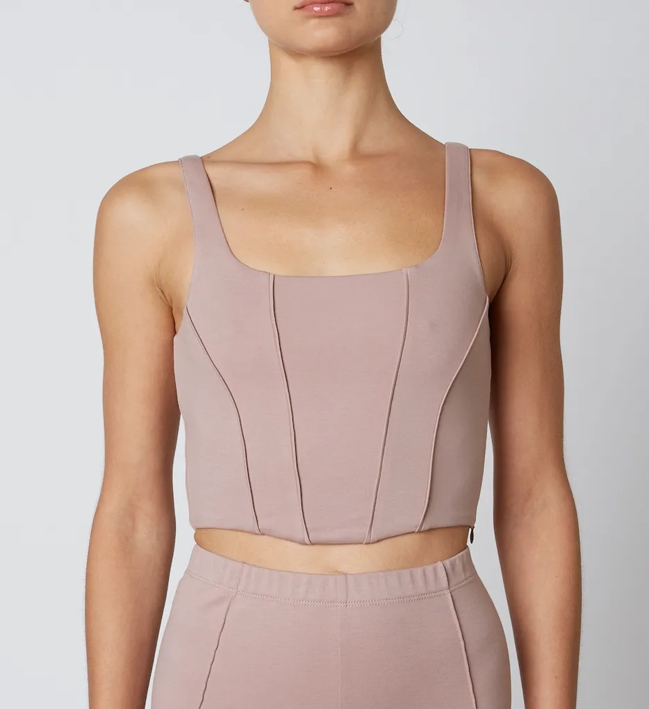 Seamed Corset Tank