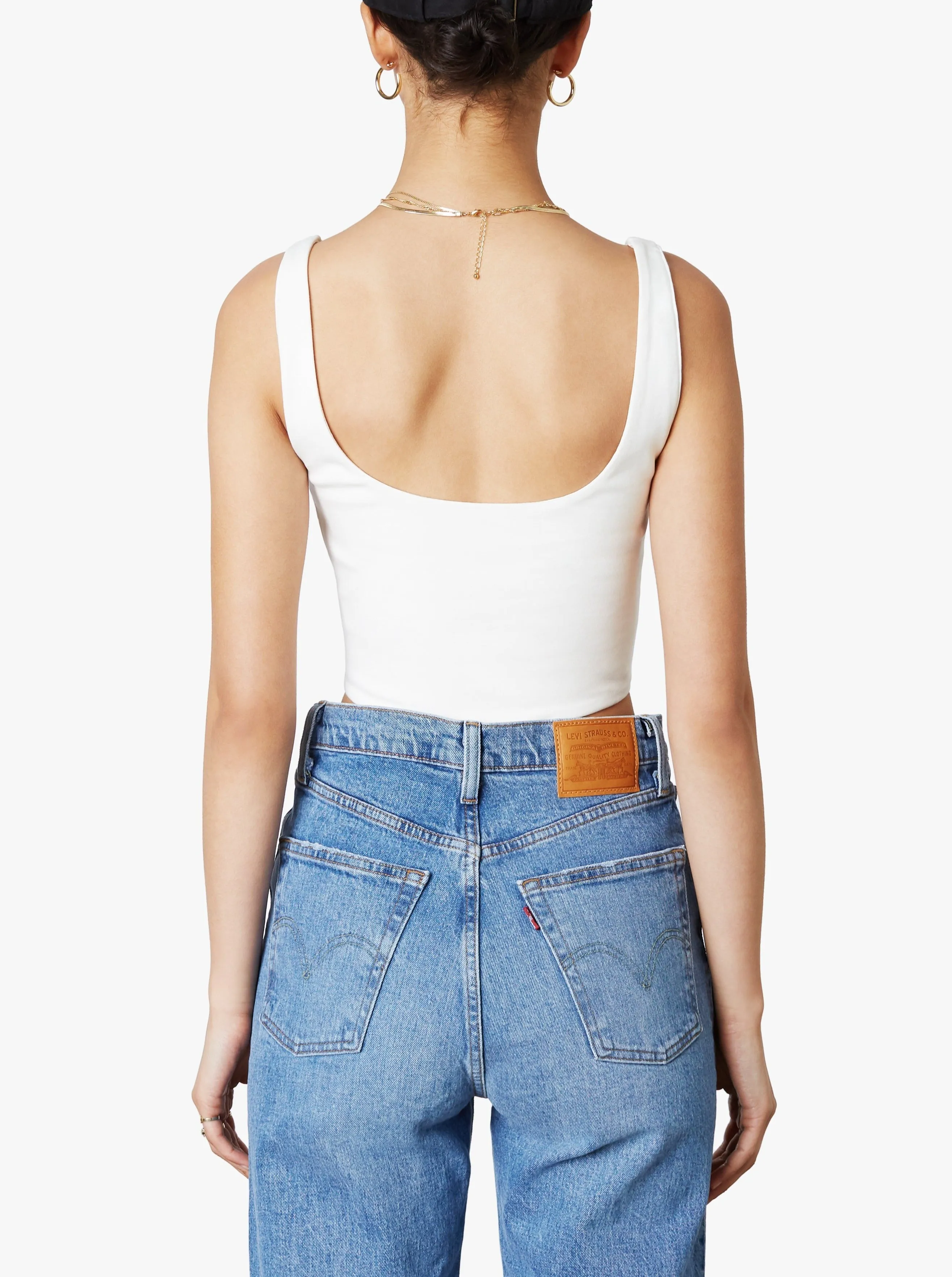 Seamed Corset Tank