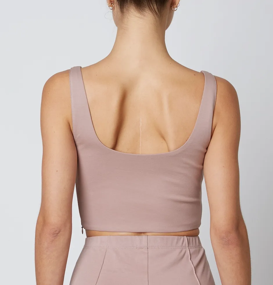 Seamed Corset Tank