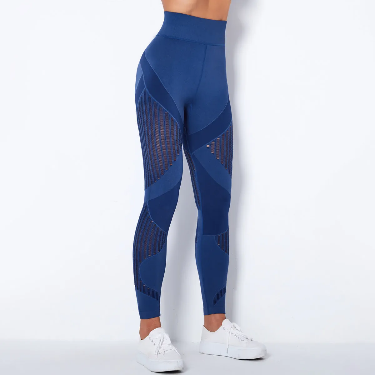 Seamless fitness yoga wear  gym high waist butt lift woman yoga leggings