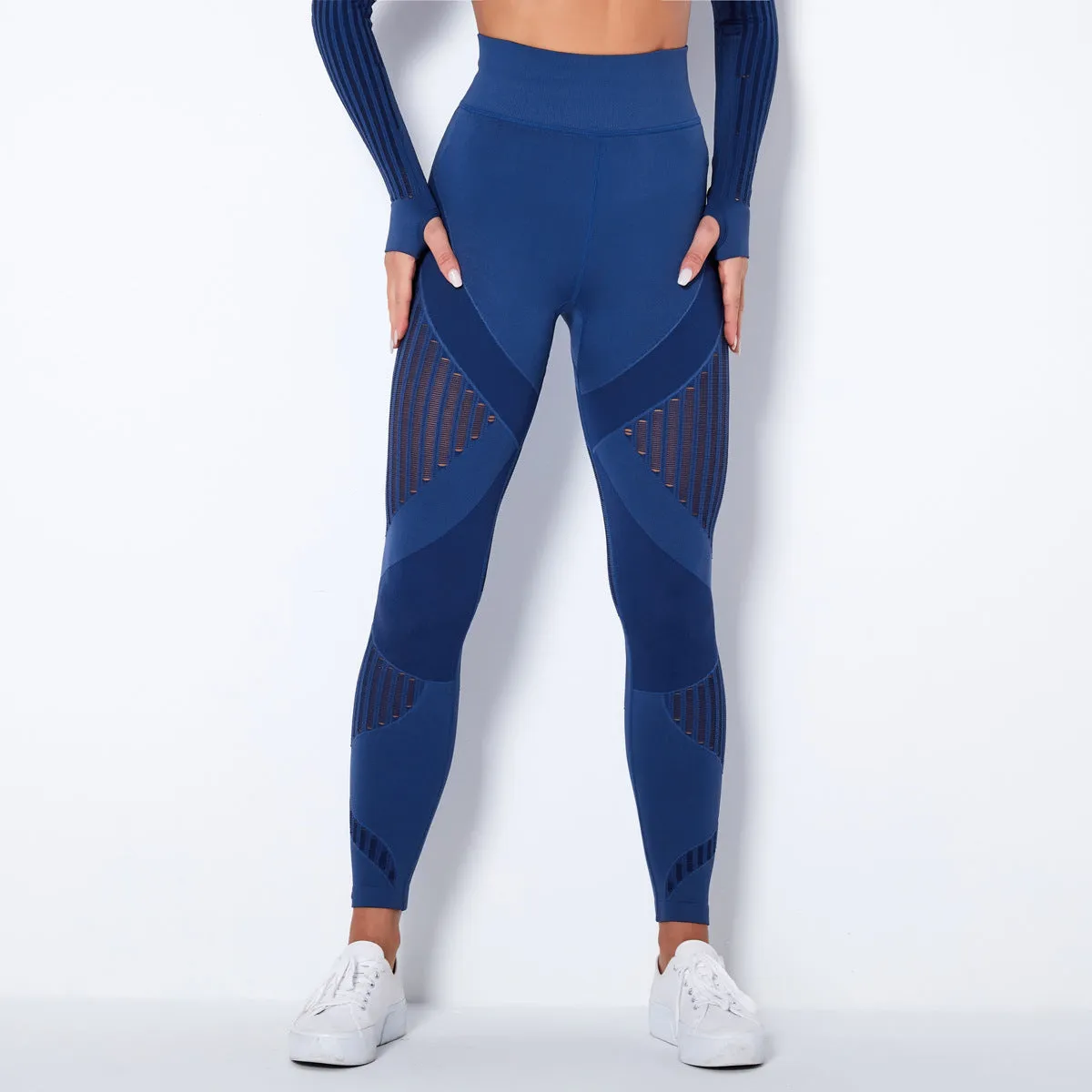 Seamless fitness yoga wear  gym high waist butt lift woman yoga leggings