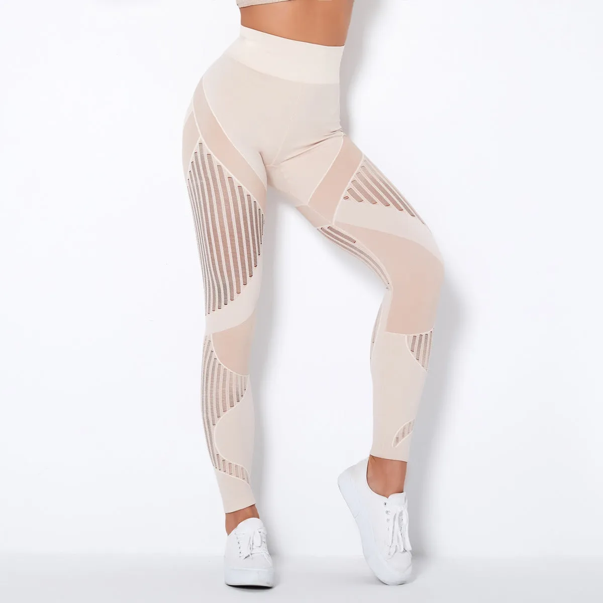 Seamless fitness yoga wear  gym high waist butt lift woman yoga leggings