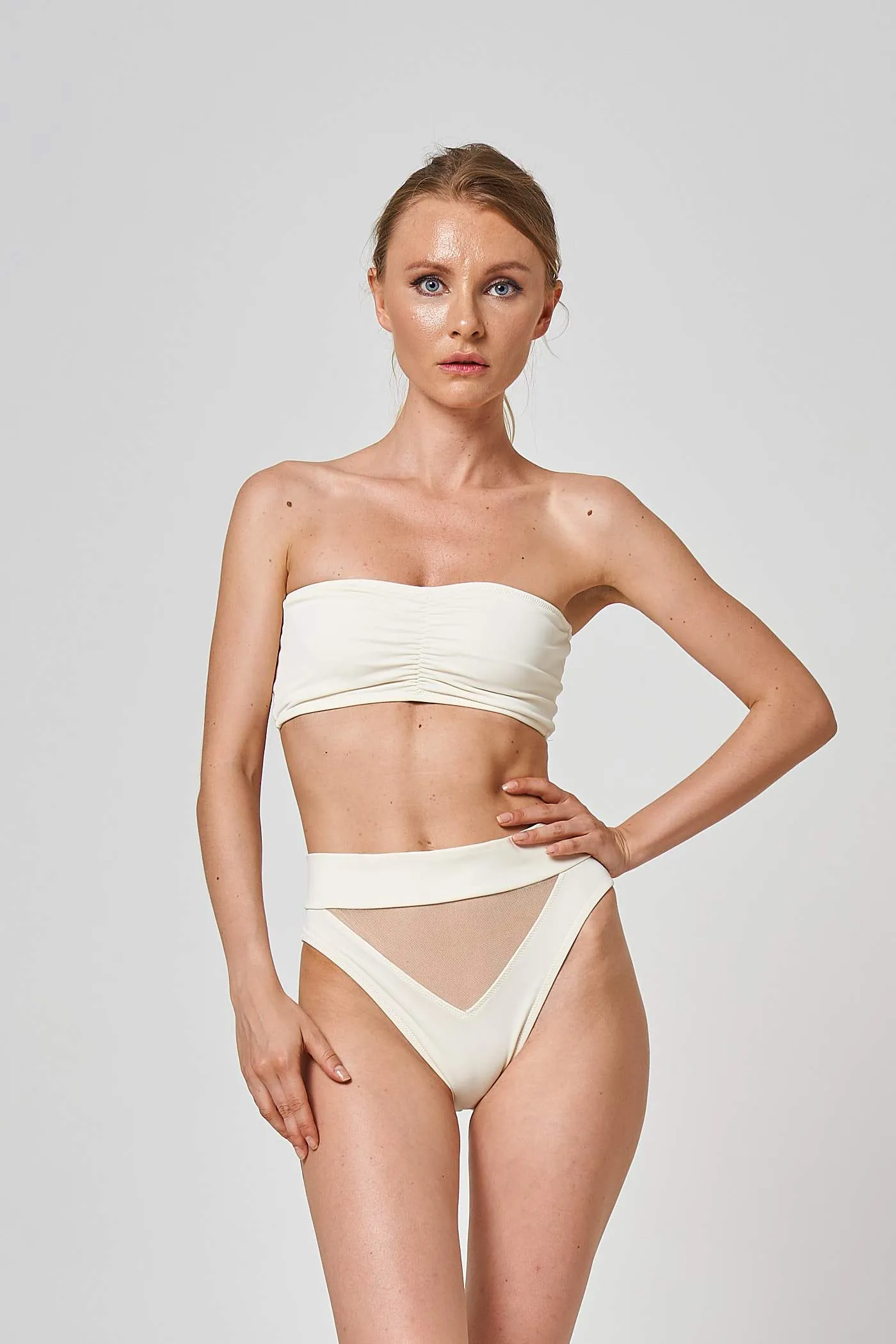 Shark Polewear Mesh Tahiti Shorts - Cream
