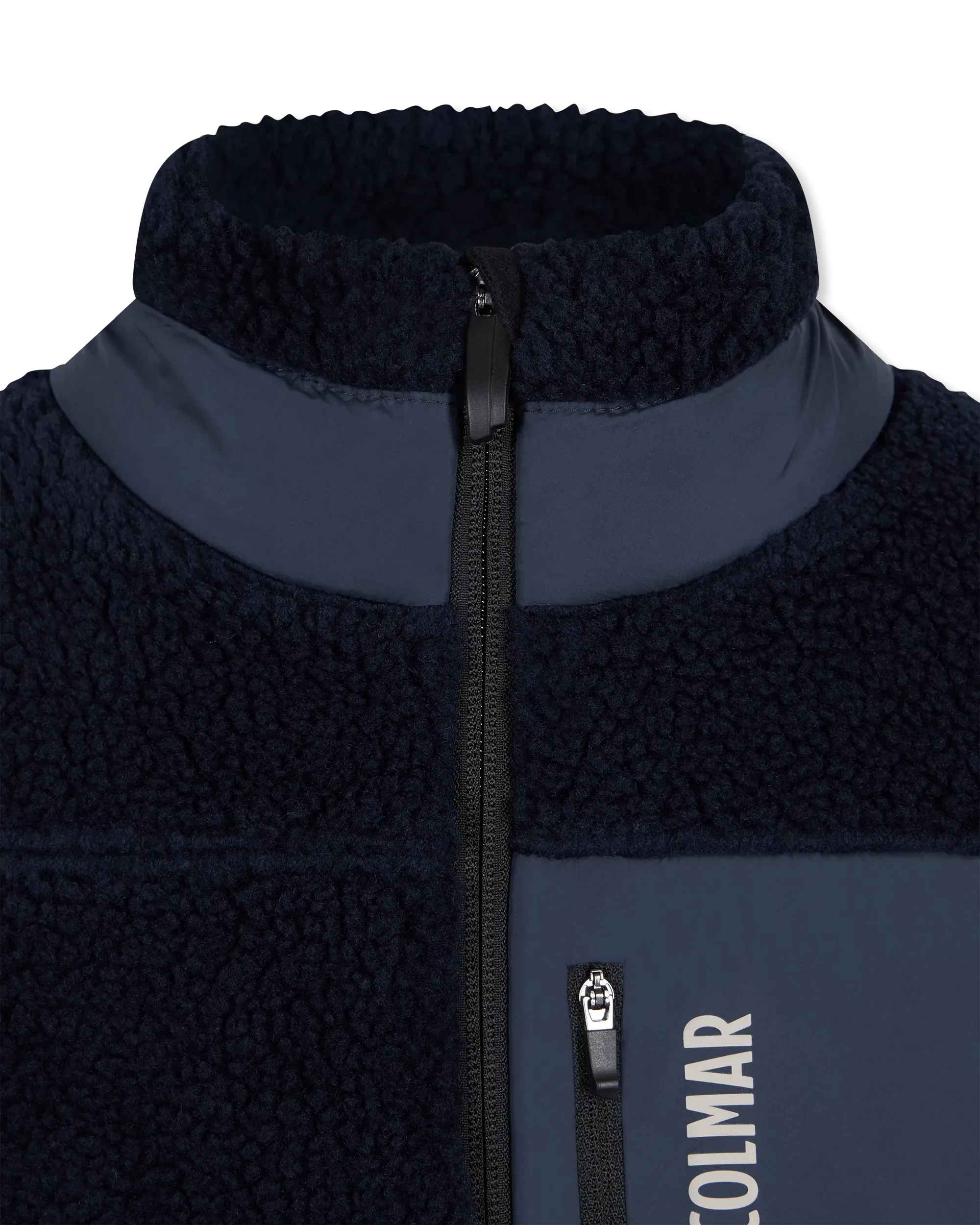 Sherpa Knit Zip-Up Sweatshirt