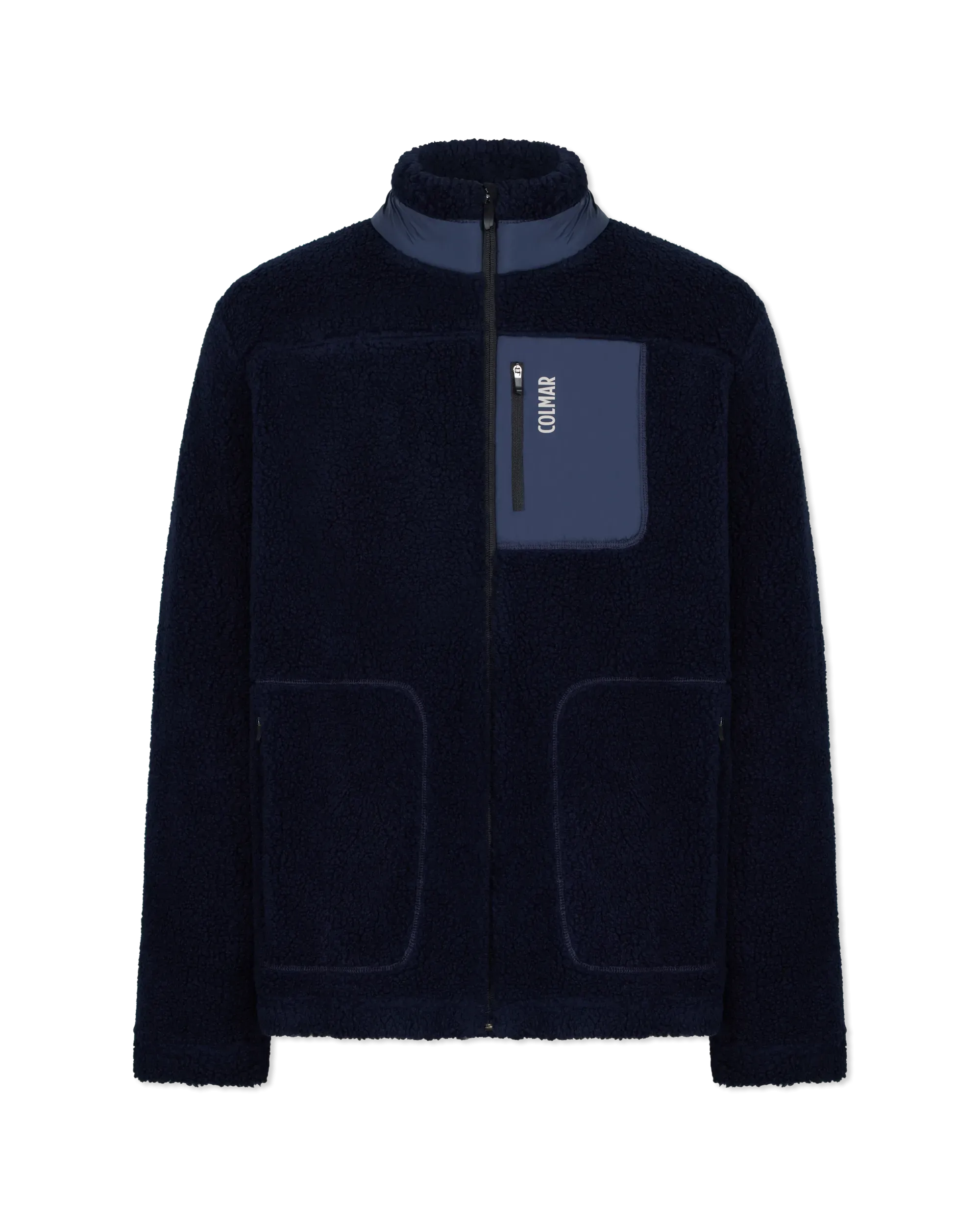 Sherpa Knit Zip-Up Sweatshirt