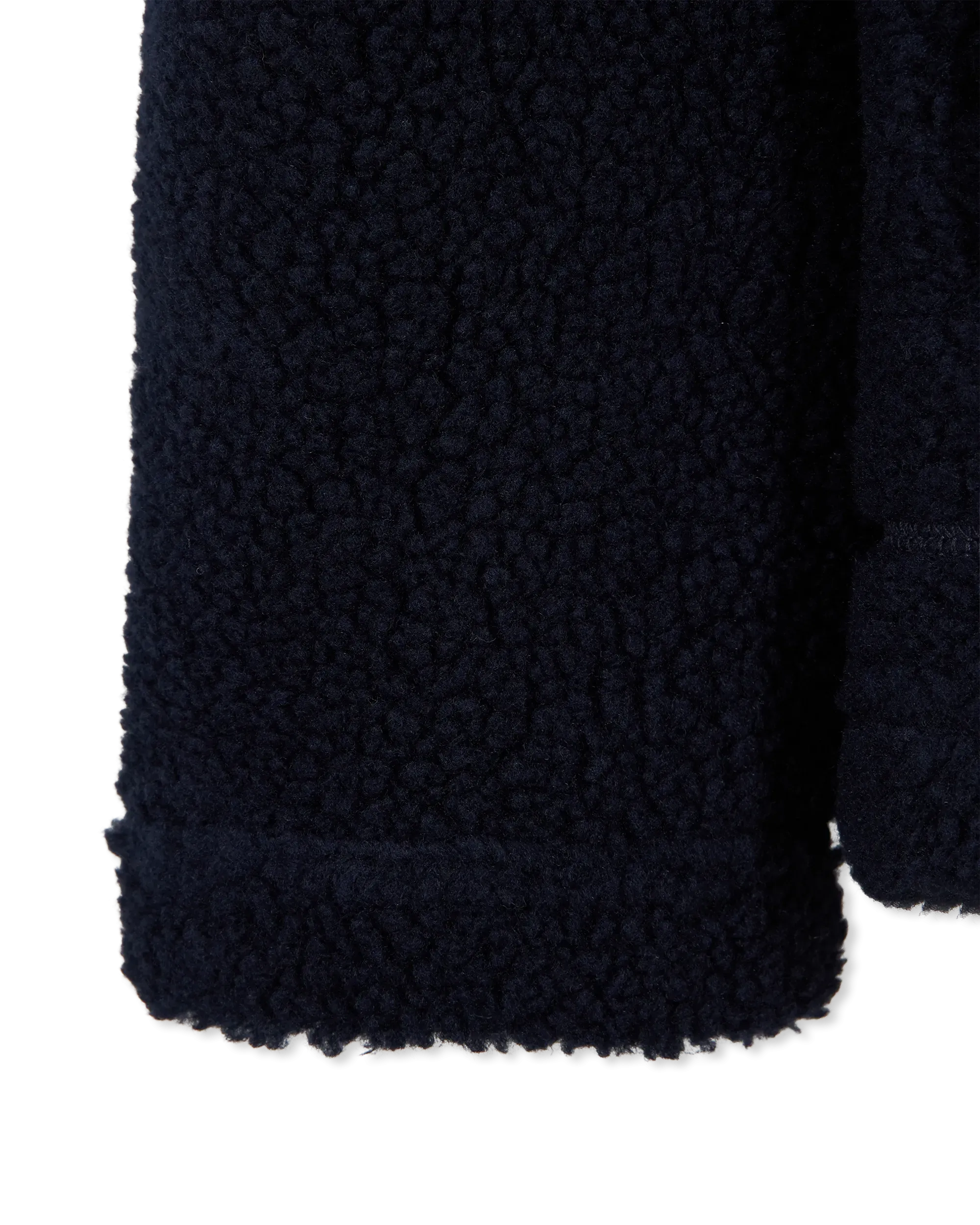 Sherpa Knit Zip-Up Sweatshirt