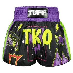 Shorts de Muay Thai Tuff High Cut Retro "The TKO Night"