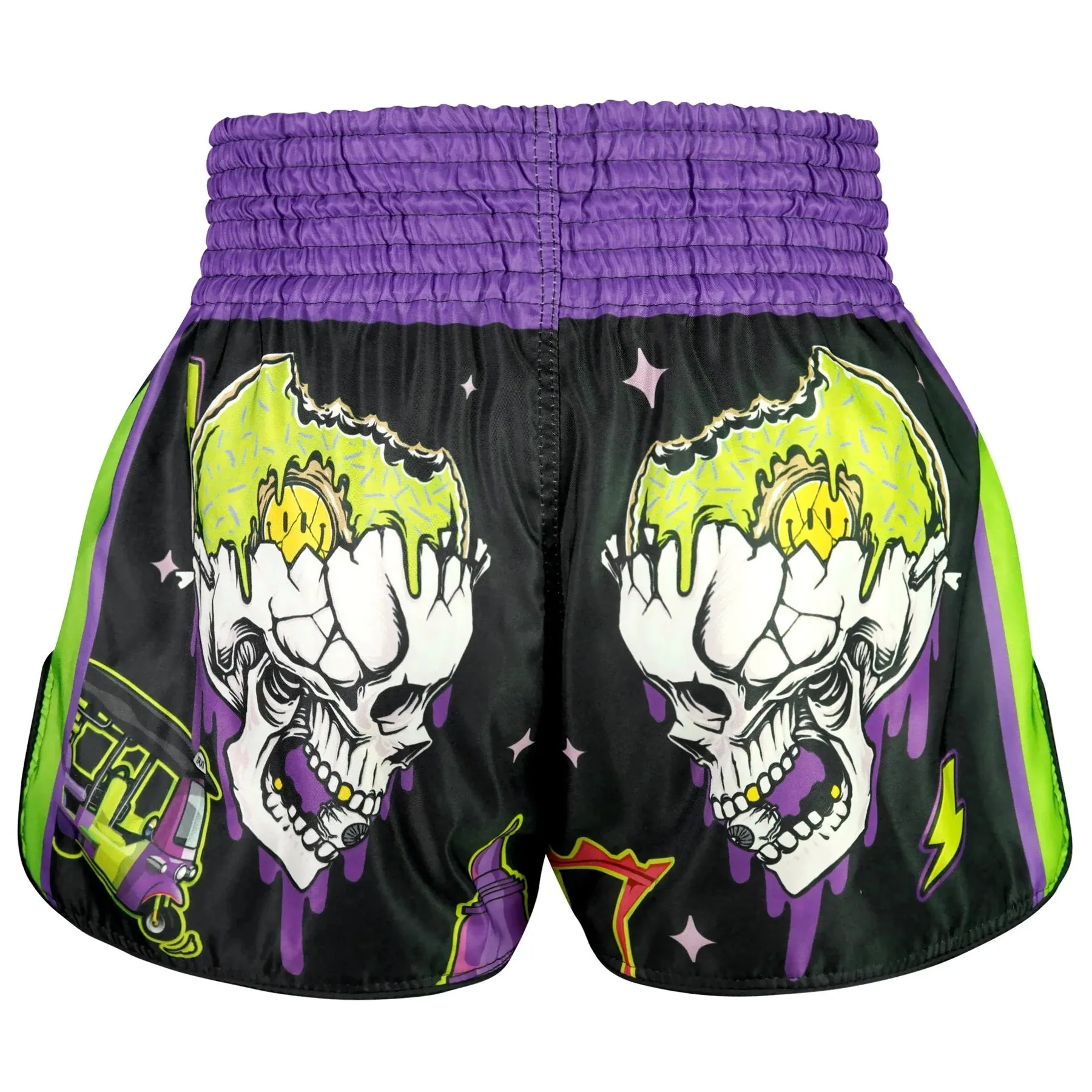 Shorts de Muay Thai Tuff High Cut Retro "The TKO Night"
