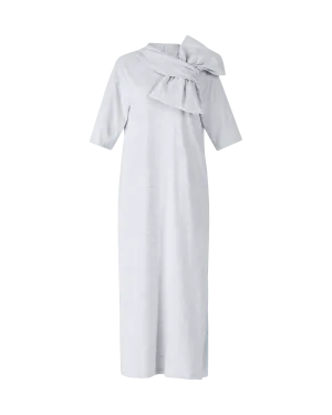 Shoulder Bow Long Dress