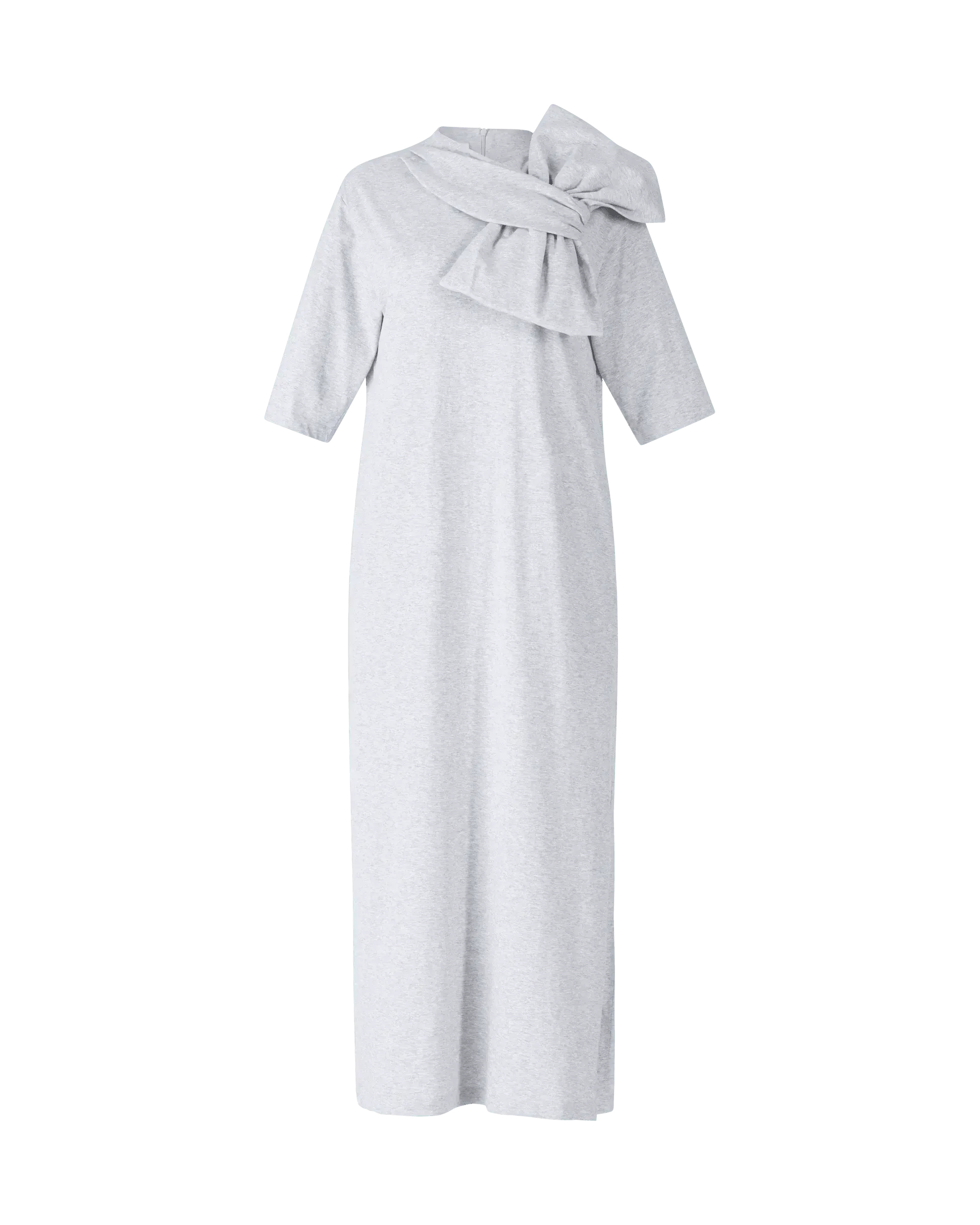 Shoulder Bow Long Dress