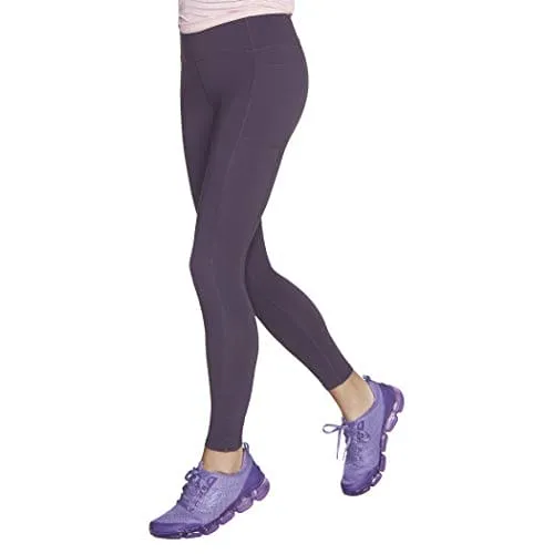 Skechers Women's GO Walk High Waisted Legging, Dark Purple
