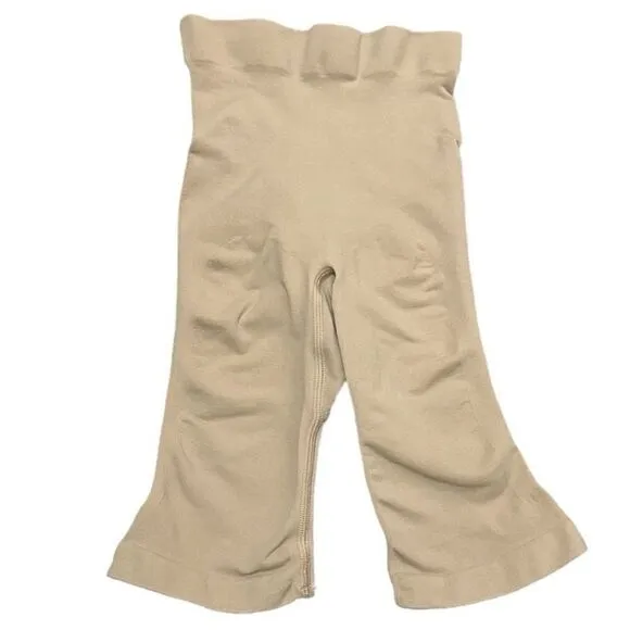 SKIMS Seamless Sculpt Mid Thigh High Waisted Tummy Control Shape Shorts In Clay