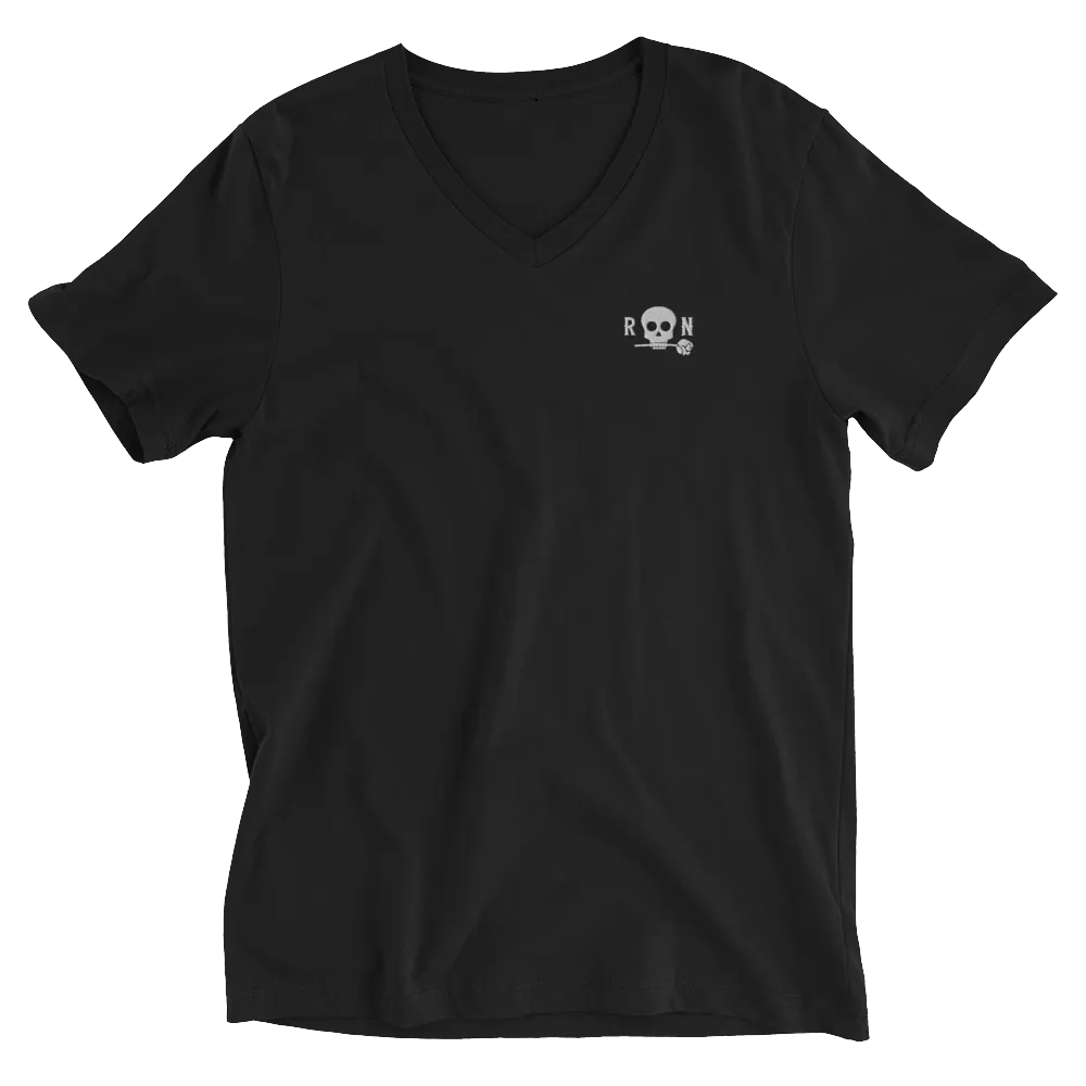Skull V-Neck T-Shirt